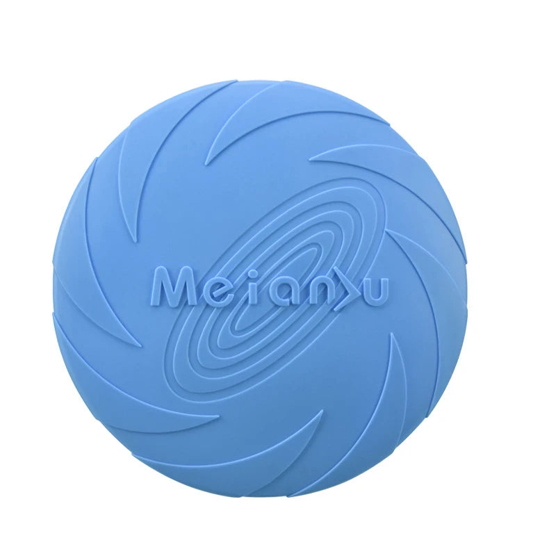 Dog Toys Silicone Flying Disc Fashion Multicolor Resistant Chew Toys Puppy Outdoor Game Trainning Interactive Supplies