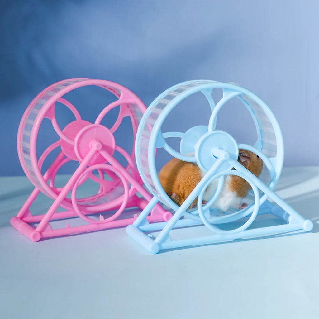 Hamster Wheel Pet Jogging Sports Running Wheel Cage Accessories Toys Small Animals Pet Supplies Exercise Roller with Stand