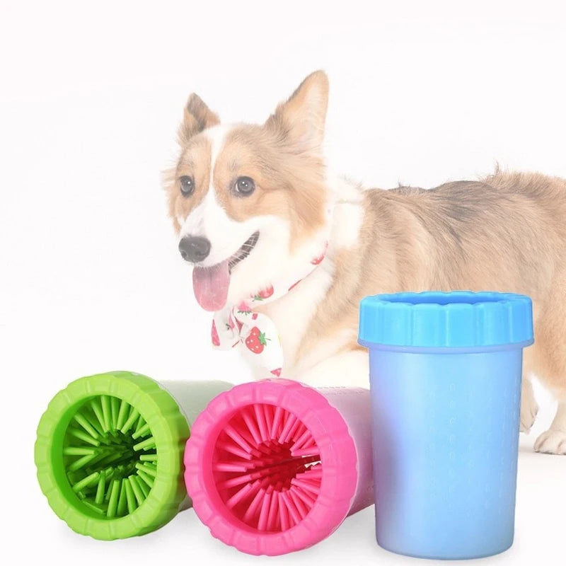 Pet Dog Foot Wash Artifact Cat Puppy Foot Cup Wash Paw Cleaning Free Scrub Automatic Foot Wash Pet Cup Pet Dog Products