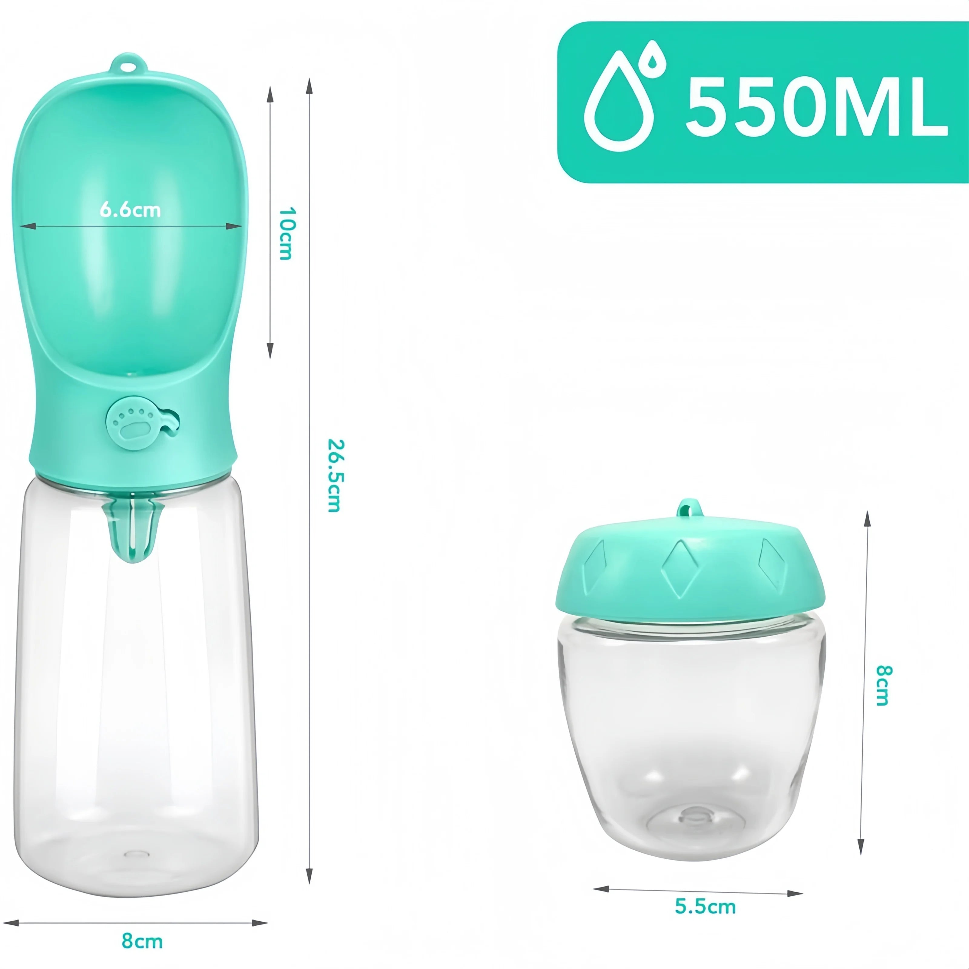 Pets Water Bottle Portable Food