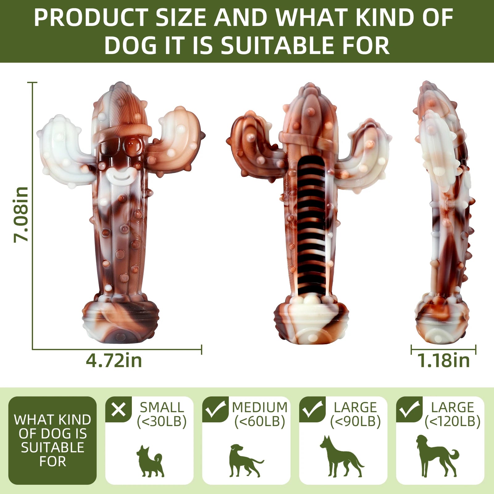 Long Lasting Beef Flavour Nylon Chew Toys Dog Molar Teeth Clean Stick Proof-Self-Entertaining Durable Interactive Boredom Relief